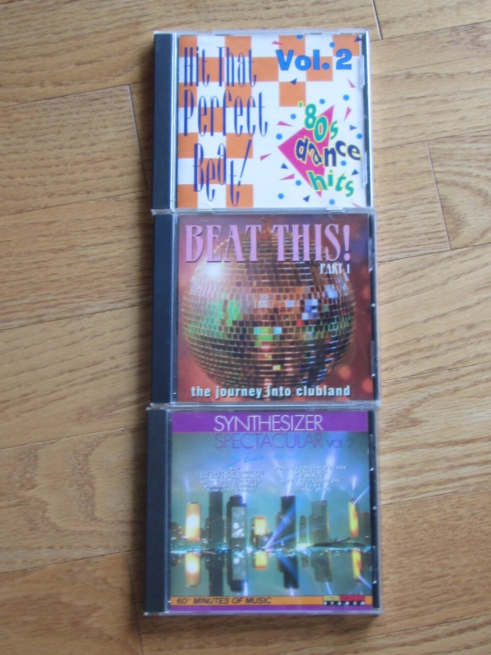 Dance Compilation 3 cds - Beat This Part 1, Hit that Perfect Beat, Synthesizer
